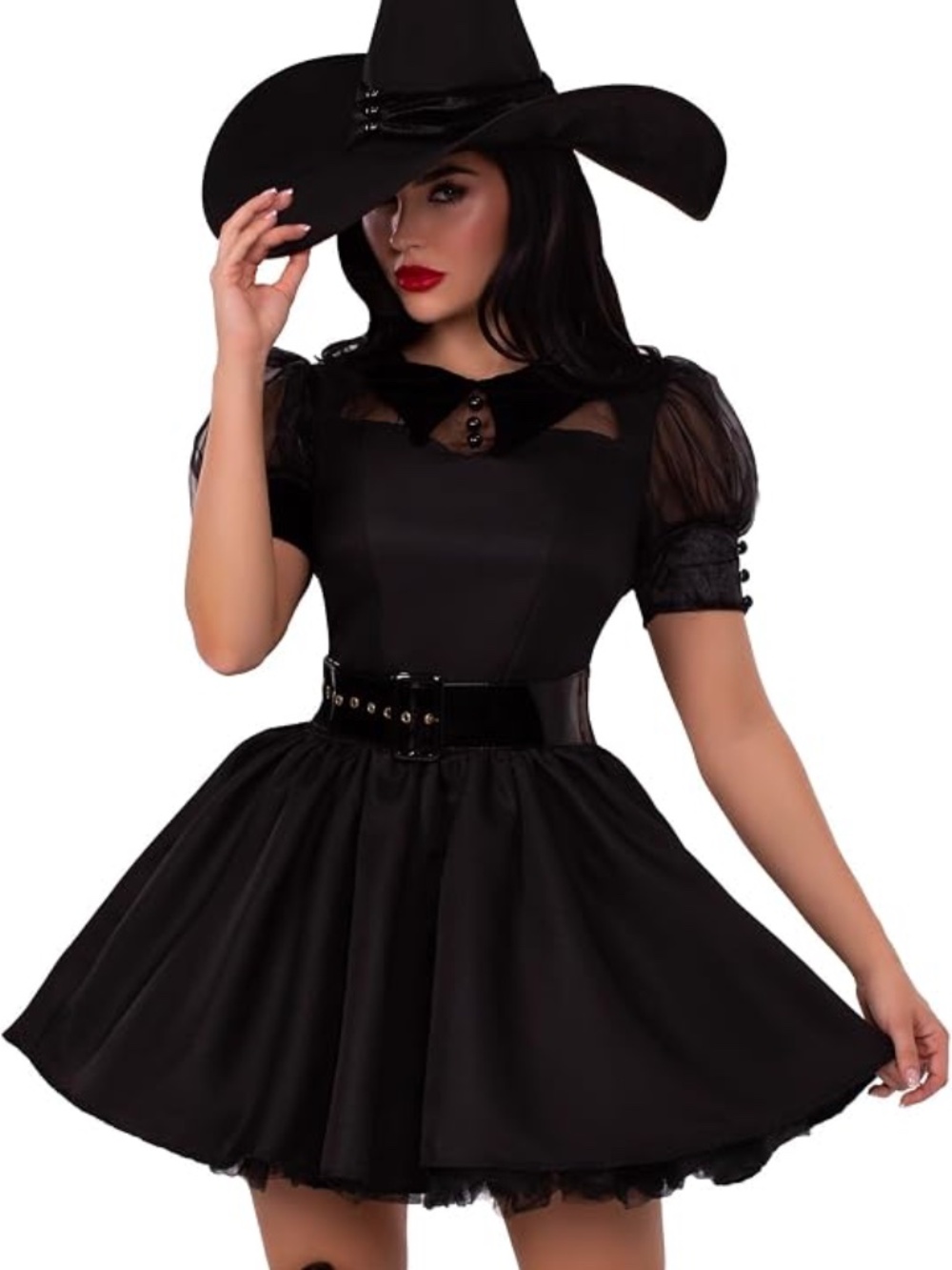 DRESS ONLY - Leg Avenue Classic Bewitching Witch Dress - Size S
